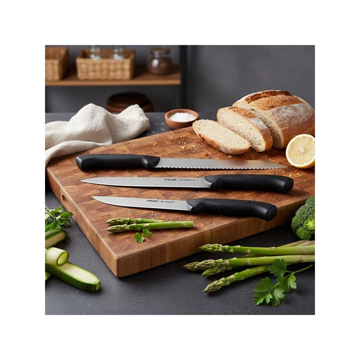 Pirge Sebze & Doğrama Bıçak Seti