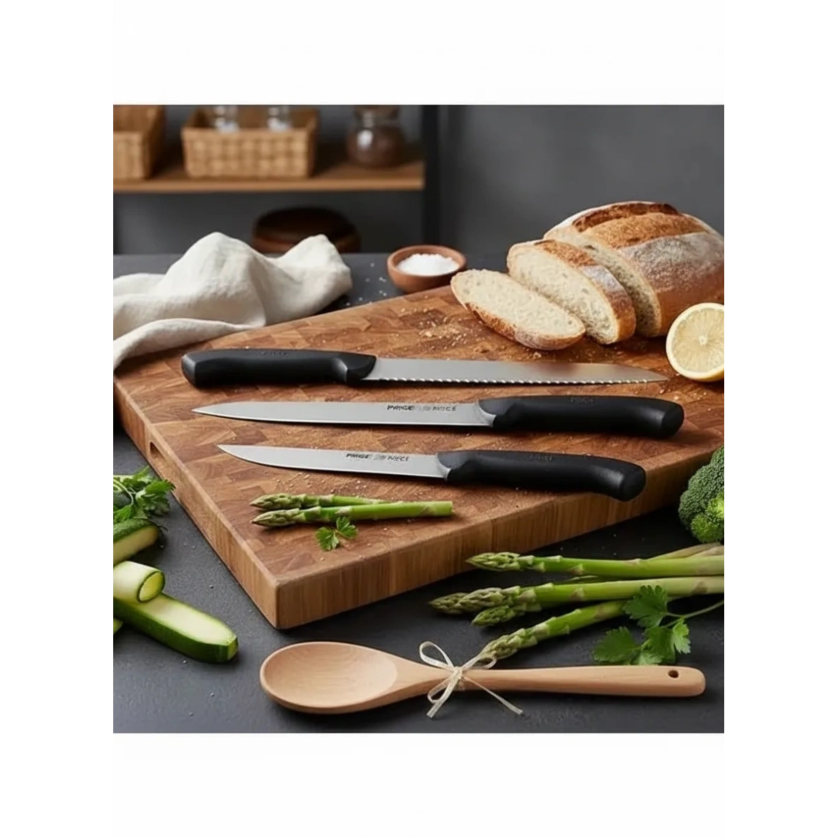 Pirge Sebze & Doğrama Bıçak Seti