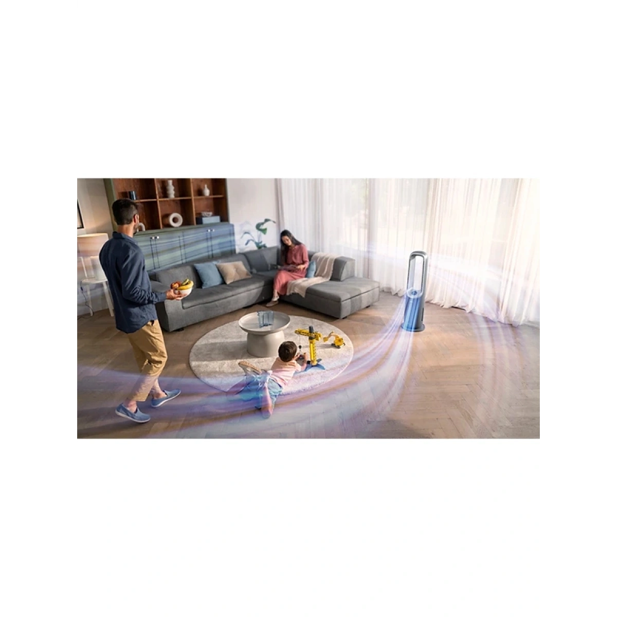 Philips AMF870/15 Air Performer 8000 Serisi 3ü 1 Arada Hava Temizleyici, Fan ve Isıtıcı