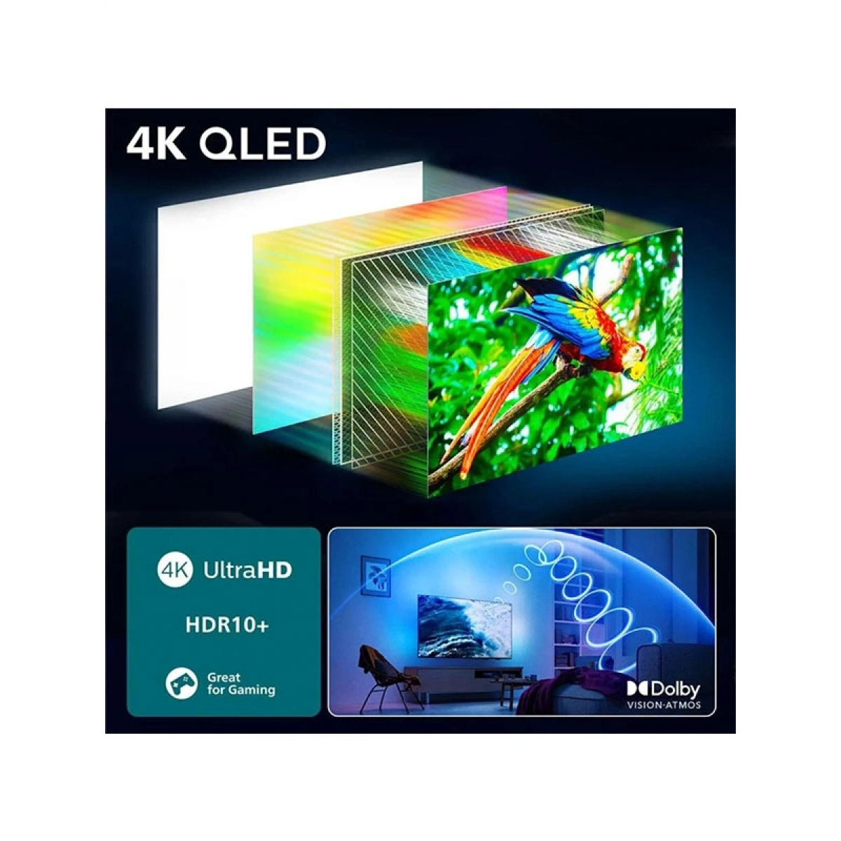 Philips Ambilight TheOne 55PUS9000 4K UHD QLED 139cm 55 Smart TV Dolby Vision TitanOS