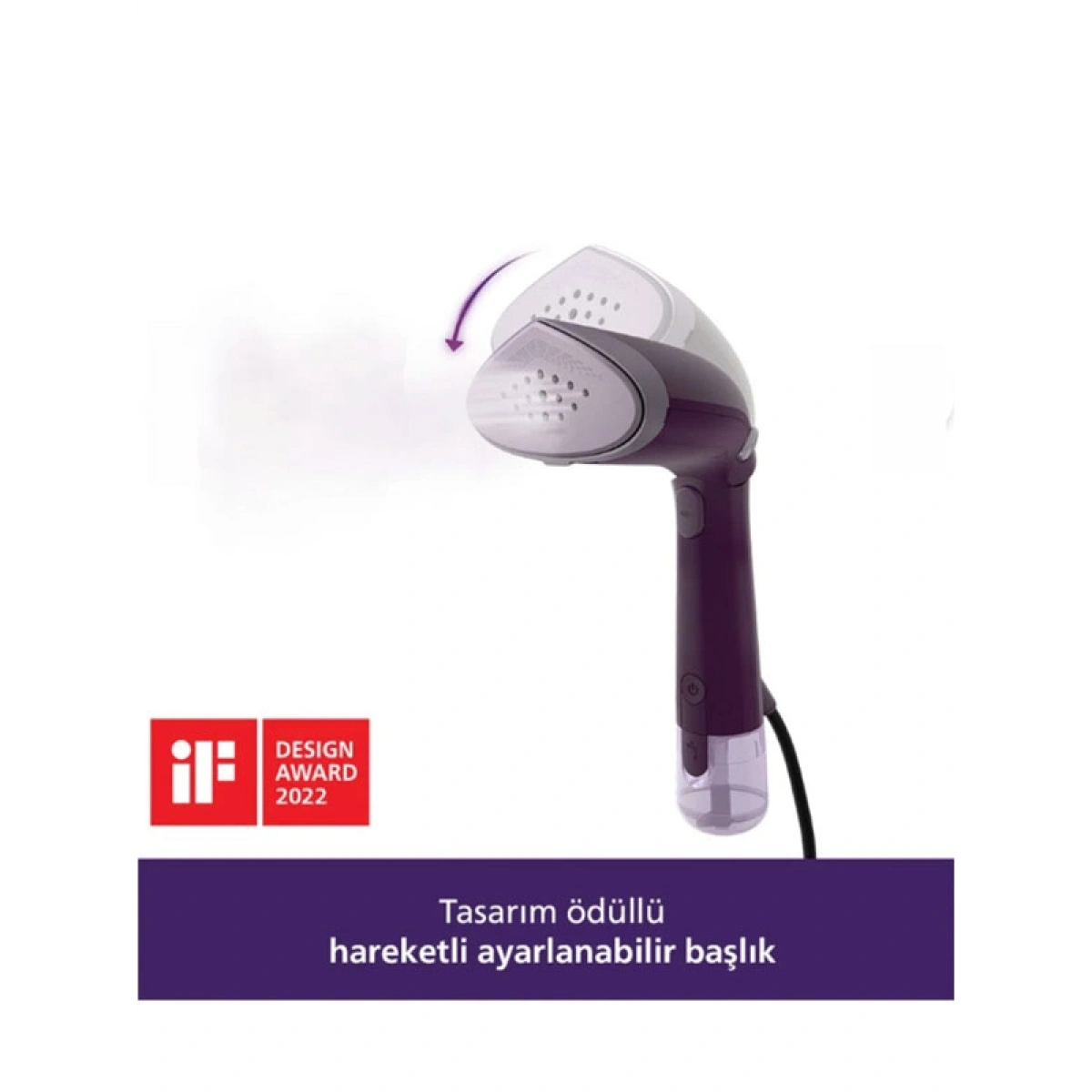 Philips STH7050/30 Buharlı Düzleştirici 1500 W Seyahat Ütüsü, 30 Saniyede Hazır, Taşınabilir Buharlı Ütü