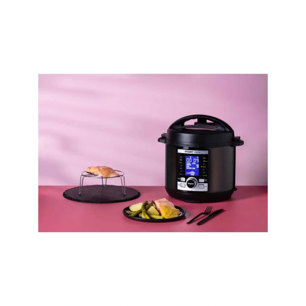 Arzum AR2055 Chefim Çok Amaçlı Basınçlı Pişirici - Siyah