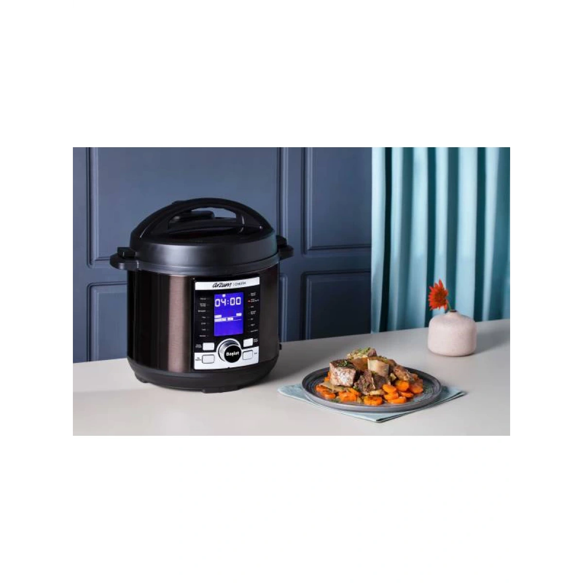 Arzum AR2055 Chefim Çok Amaçlı Basınçlı Pişirici - Siyah