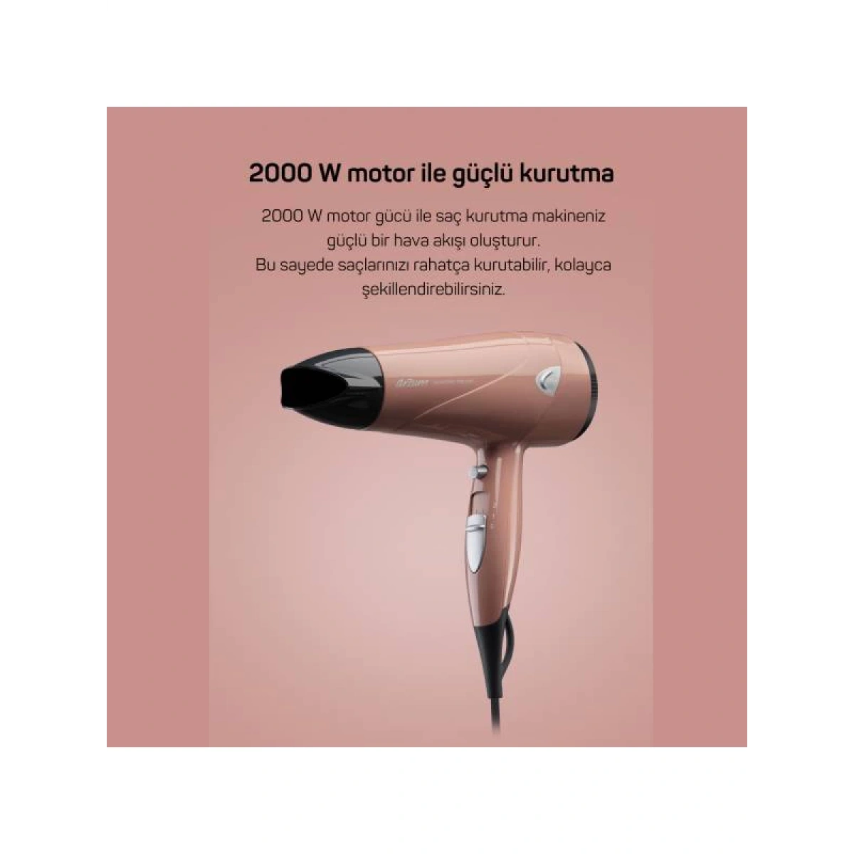 Arzum AR5014-AG Senfony Color Saç Kurutma Makinesi - Akşam Güneşi