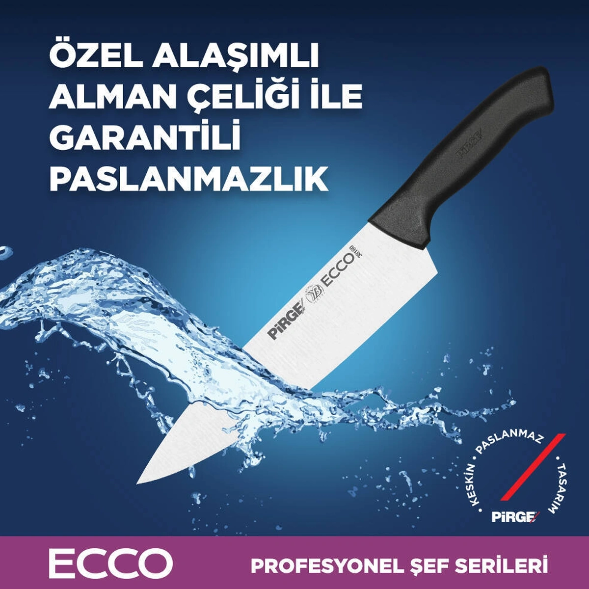 Pirge Ecco Şef Çantalı Bıçak Seti 6 Parça - 35194