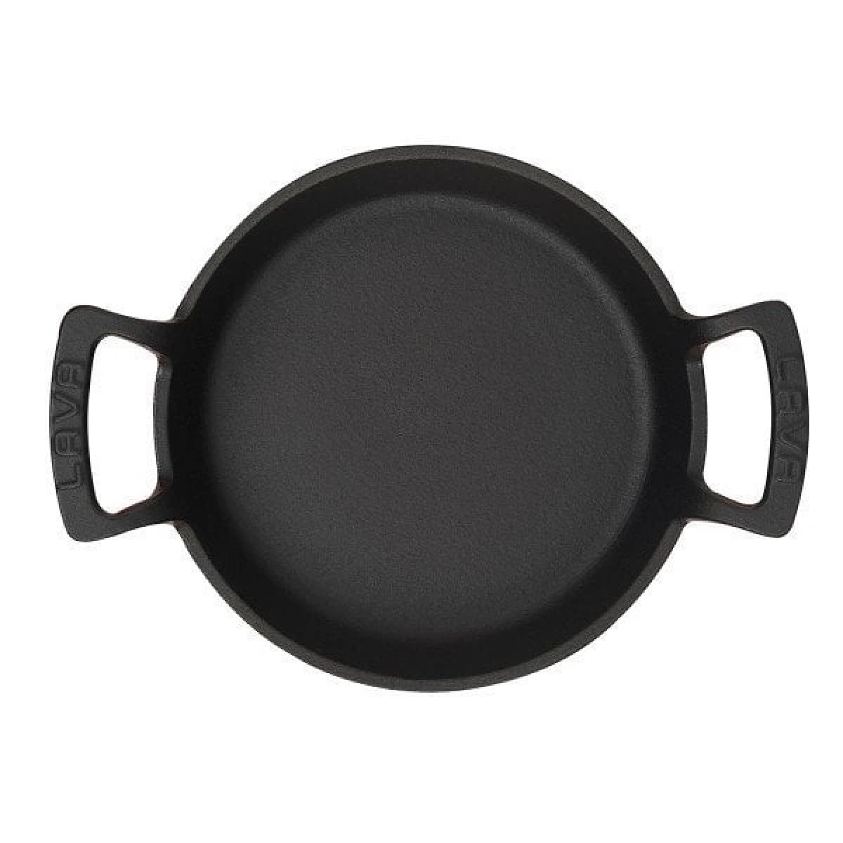 Lava Yuvarlak Yekpare Kulplu Turuncu 20 cm Döküm Sahan