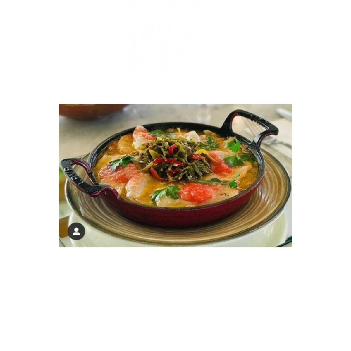 Lava Yuvarlak Yekpare Kulplu Turuncu 20 cm Döküm Sahan