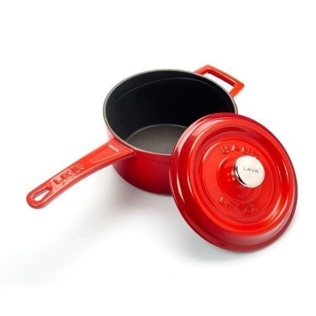 Lava Nar XL 7 Parça Döküm Kırmızı Tencere Seti