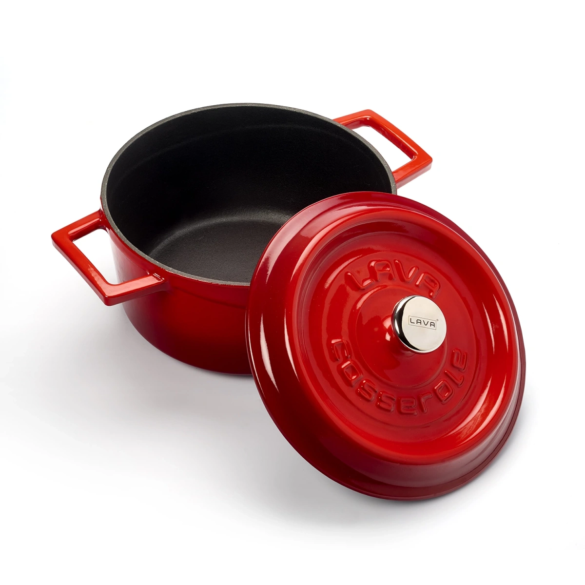 Lava NEO Trendy 12 Parça Kırmızı Döküm Tencere Seti