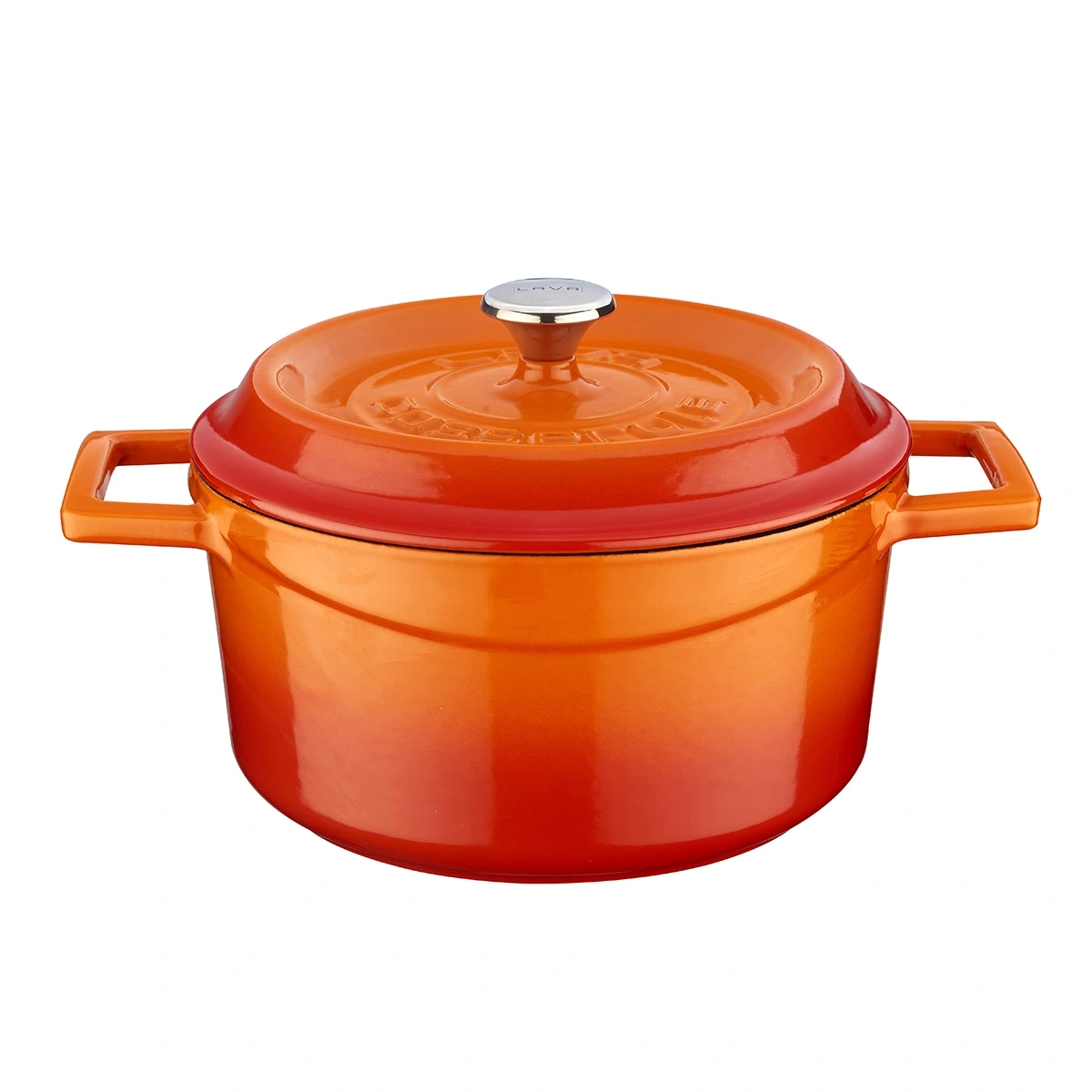 Lava NEO Trendy 12 Parça Turuncu Döküm Tencere Seti