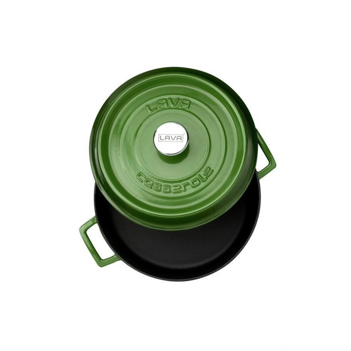 Lava Trendy 24 cm Yayvan Döküm Yeşil Tencere