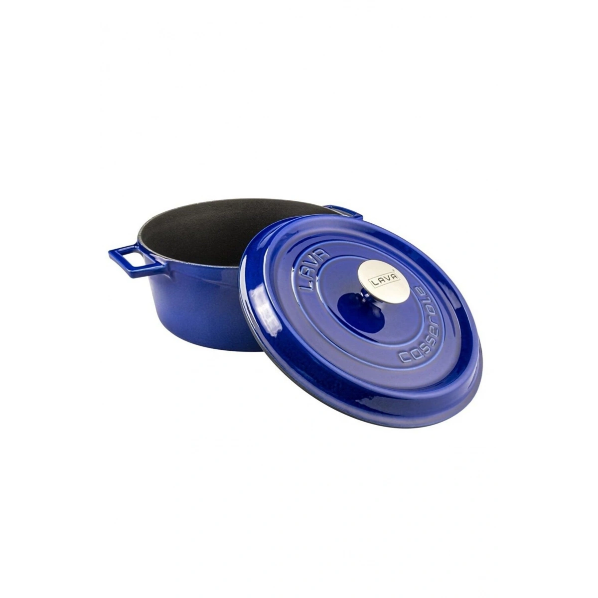 Lava Trendy 24 cm Yuvarlak Mavi Döküm Tencere