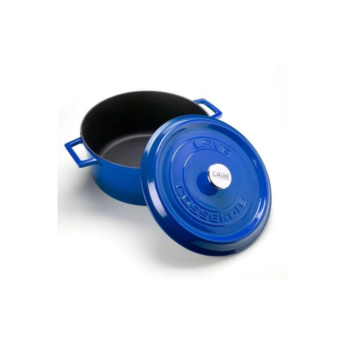 Lava Trendy 28 cm Yuvarlak Döküm Mavi Tencere