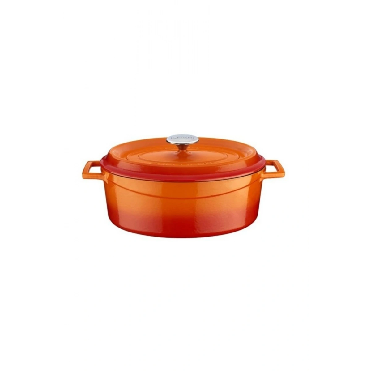 Lava Trendy 29 cm Oval Döküm Turuncu Tencere