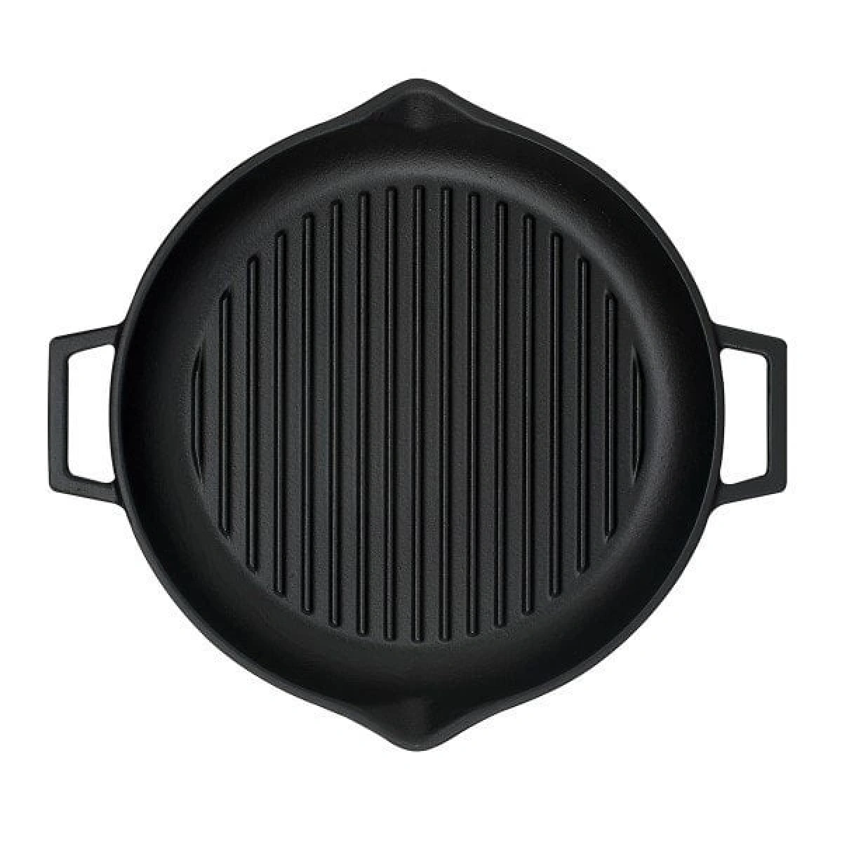 Lava Yuvarlak Döküm Demir Izgara Tava 30 Cm Siyah - LV ECO GT 30 T5