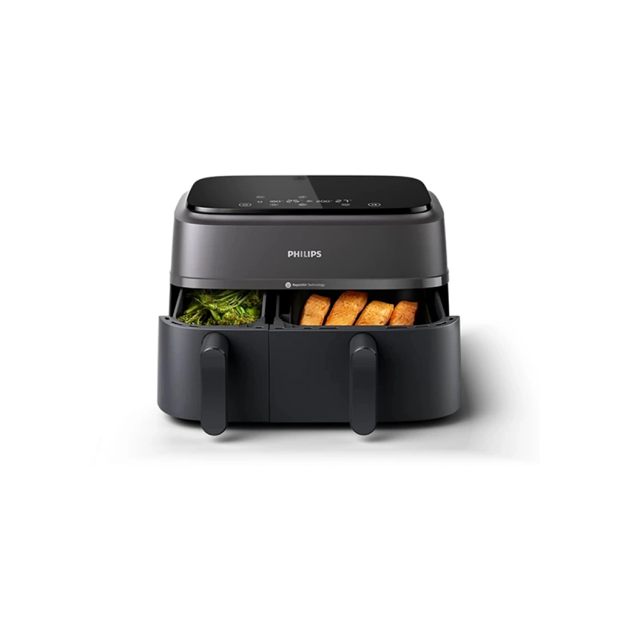 Philips 3000 Serisi Çift Hazneli Airfryer NA350/00 9 lt Yağsız Fritöz