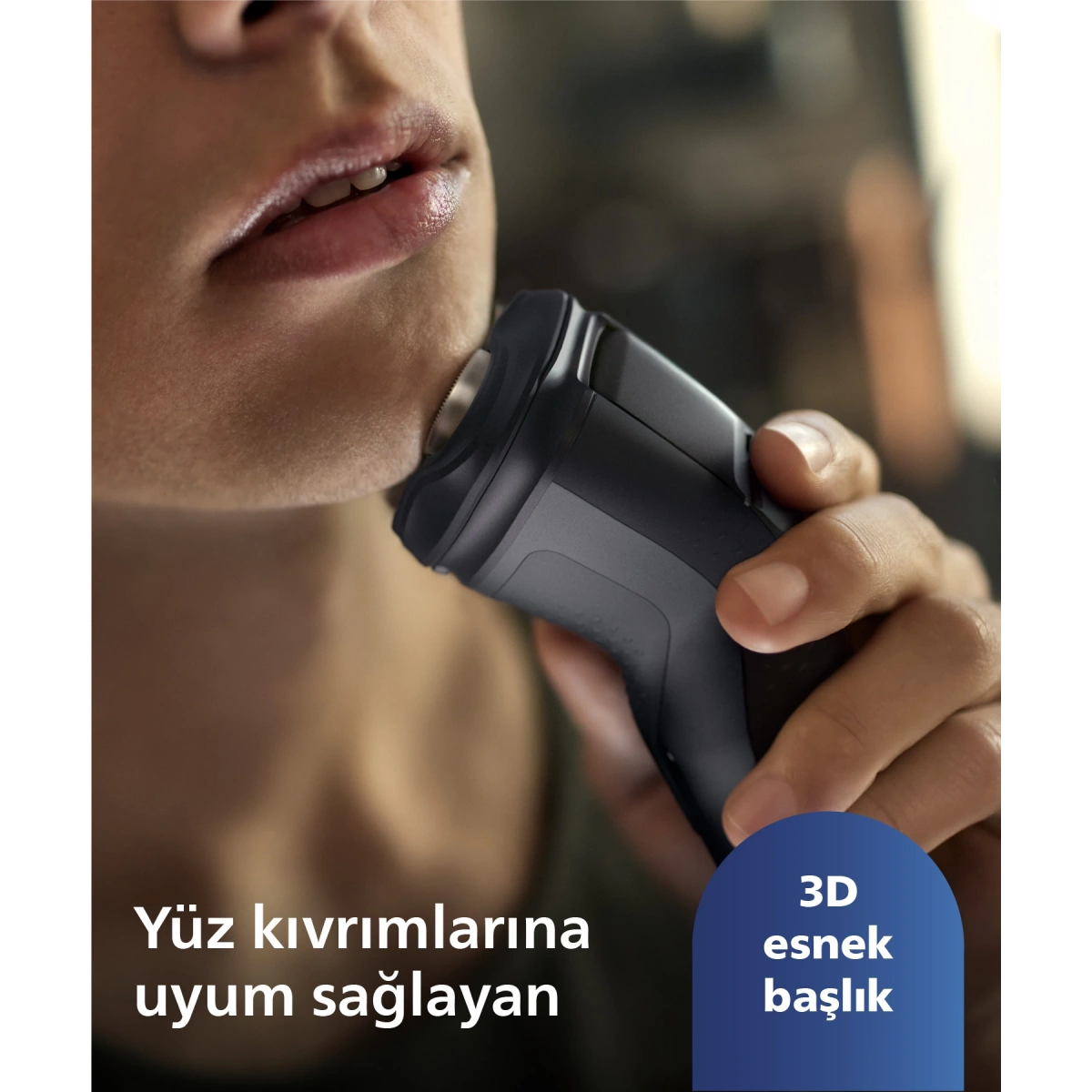 Philips 3000XSerisi Tıraş Makinesi X3021/00,Sinekkaydı Tıraş,Islak ve Kuru Kullanım,Hassas Düzeltici