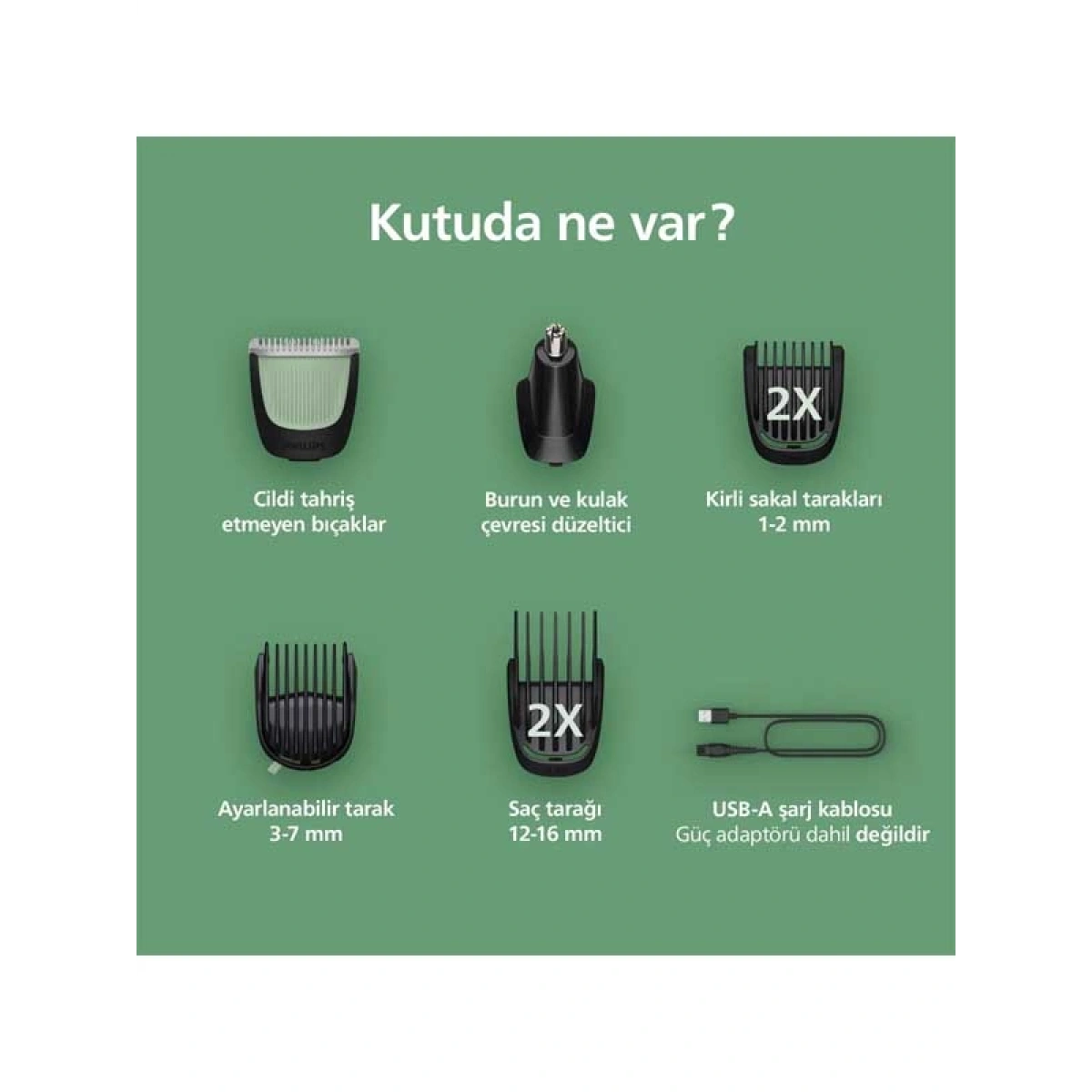 Philips MG3930/15 7si 1 Arada All-in-One 3000 Serisi Erkek Bakım Seti