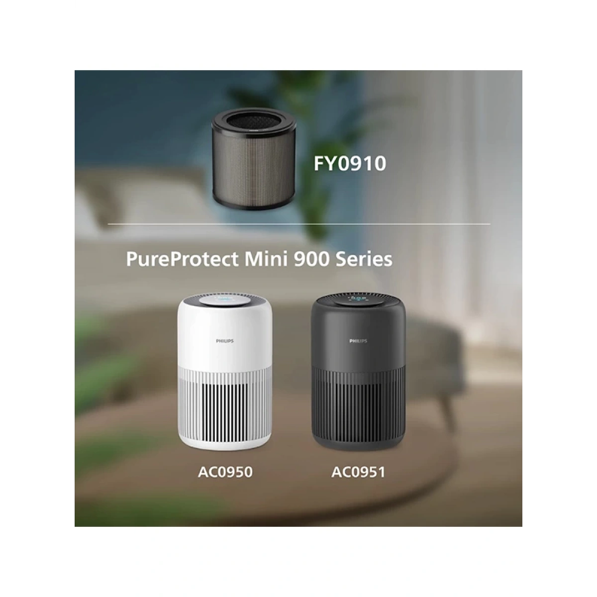 Philips PureProtect Mini 900 Serisi FY0910/30 HEPA NanoProtect Filtresi AC0951/13 Uyumlu