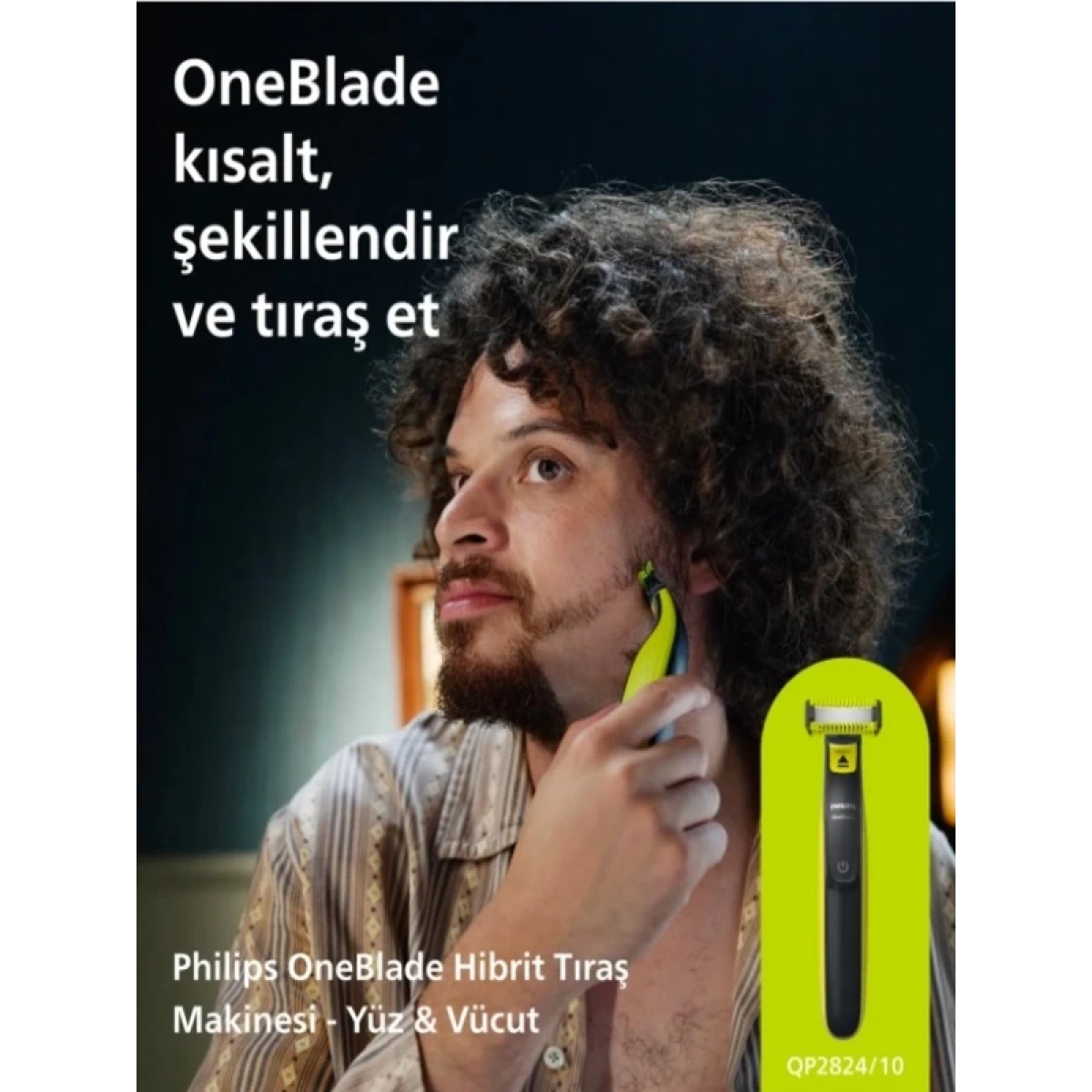 Philips QP2824/10 Oneblade Yüz Ve Vücut Şekilendirici