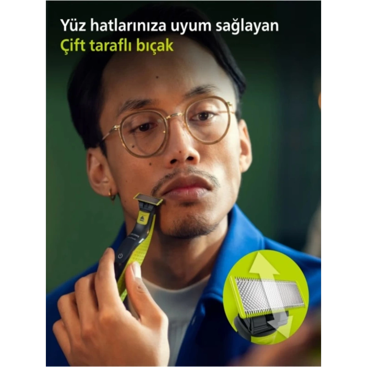 Philips QP2824/10 Oneblade Yüz Ve Vücut Şekilendirici