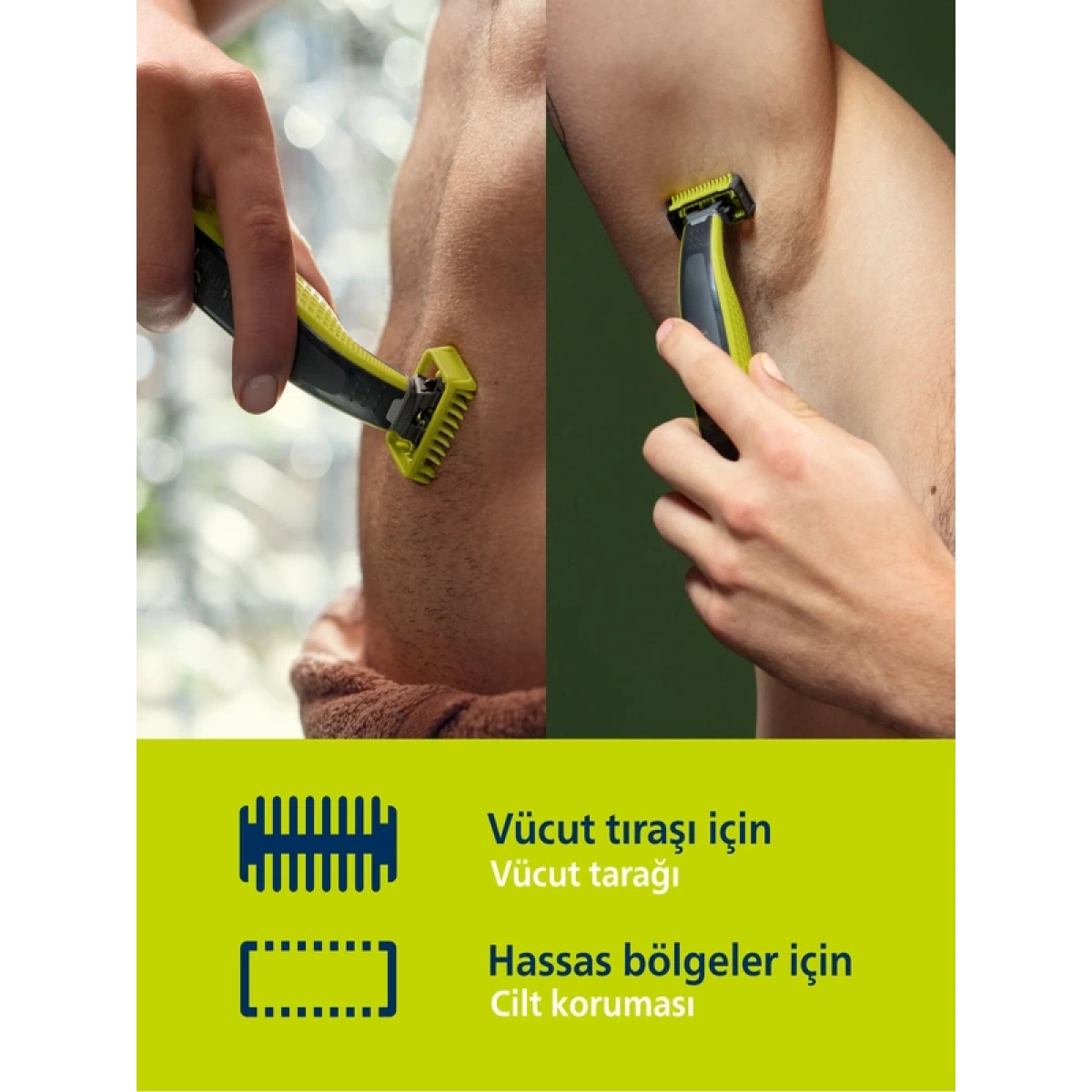 Philips QP2824/10 Oneblade Yüz Ve Vücut Şekilendirici