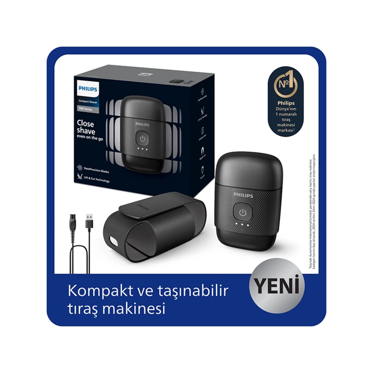 Philips S591/05 500 Serisi Elektrikli Kompakt Tıraş Makinesi