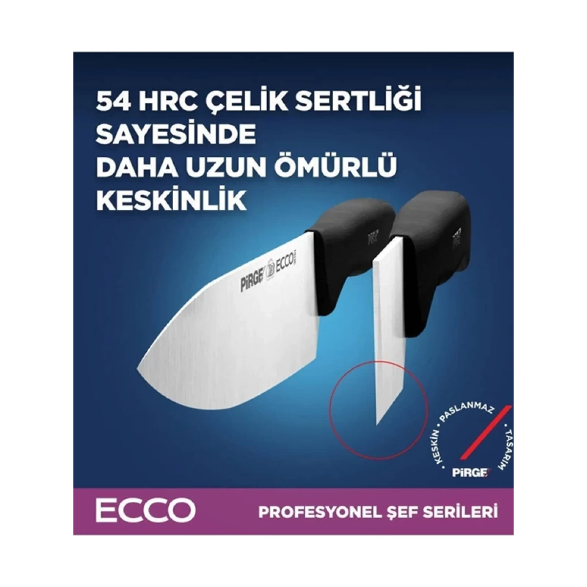 Pirge Ecco Çantalı 5li Bıçak Seti - 38402