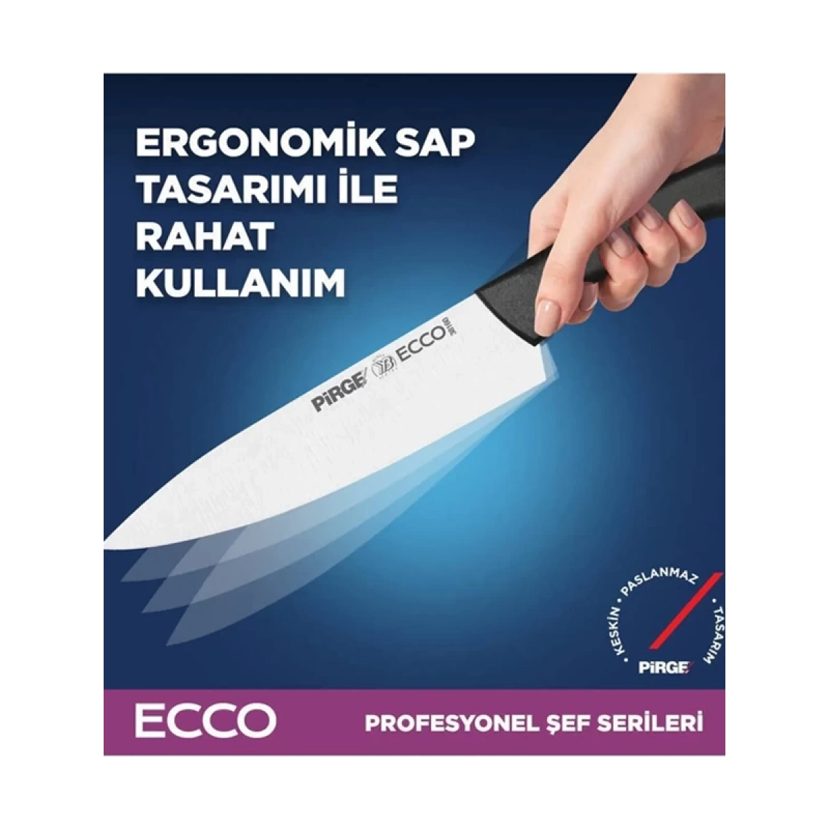 Pirge Ecco Çantalı 5li Bıçak Seti - 38402