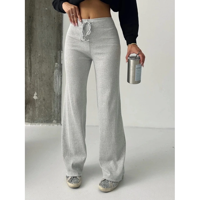 Fit comfort gri salaş pantolon A6011