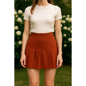 Üç pileli etek kremit w24815