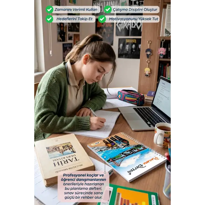Plango Planlama Defteri TYT - AYT - LGS - KPSS Sınav Planlama Defteri