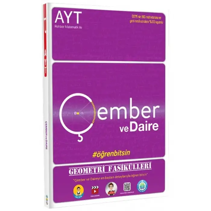 AYT Geometri Fasikülleri - Çember ve Daire - Tonguç Yayınları