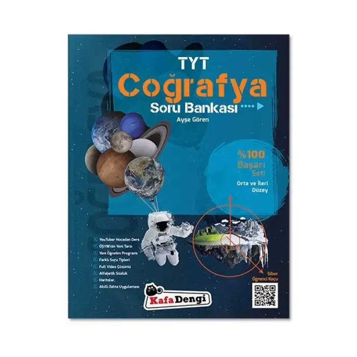 TYT Coğrafya Soru Bankası Yüzde 100 Başarı Kafa Dengi Yayınları