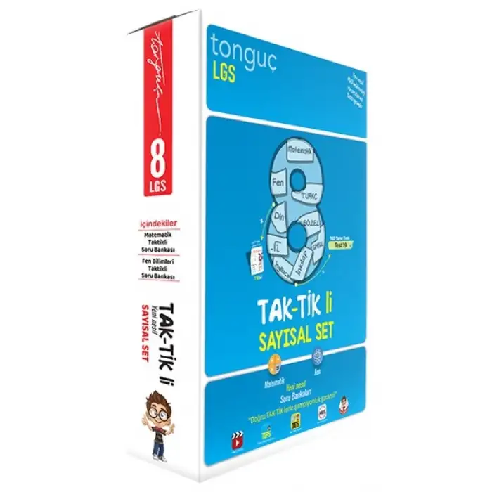 8. Sınıf Taktikli Sayısal Set Soru Bankası - Tonguç Yayınları