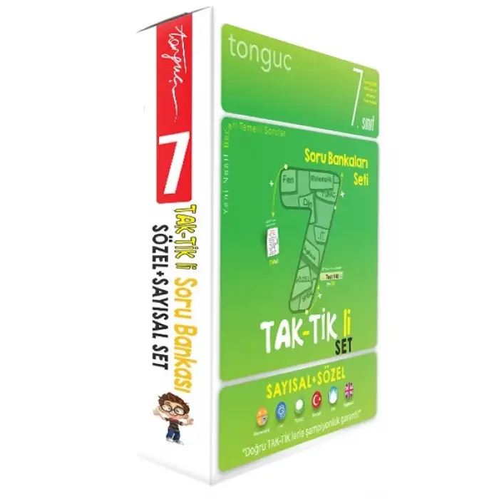 7. Sınıf Taktikli Tüm Dersler Soru Bankası Seti - Tonguç Yayınları