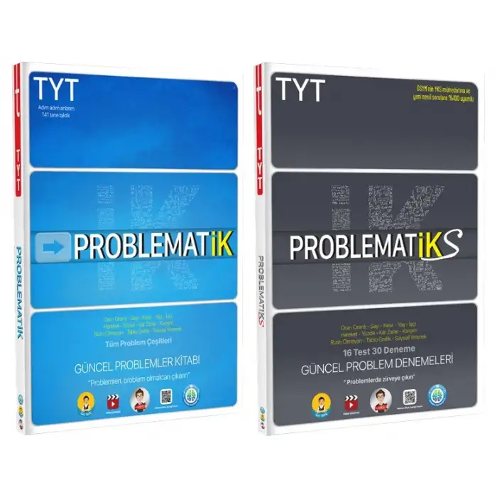 TYT Problematik + TYT Problematiks Soru Bankası 2 Kitap - Tonguç Akademi