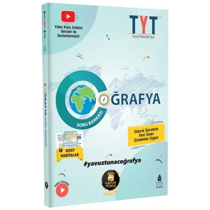 TYT Coğrafya Soru Bankası - Yavuz Tuna Yayınları
