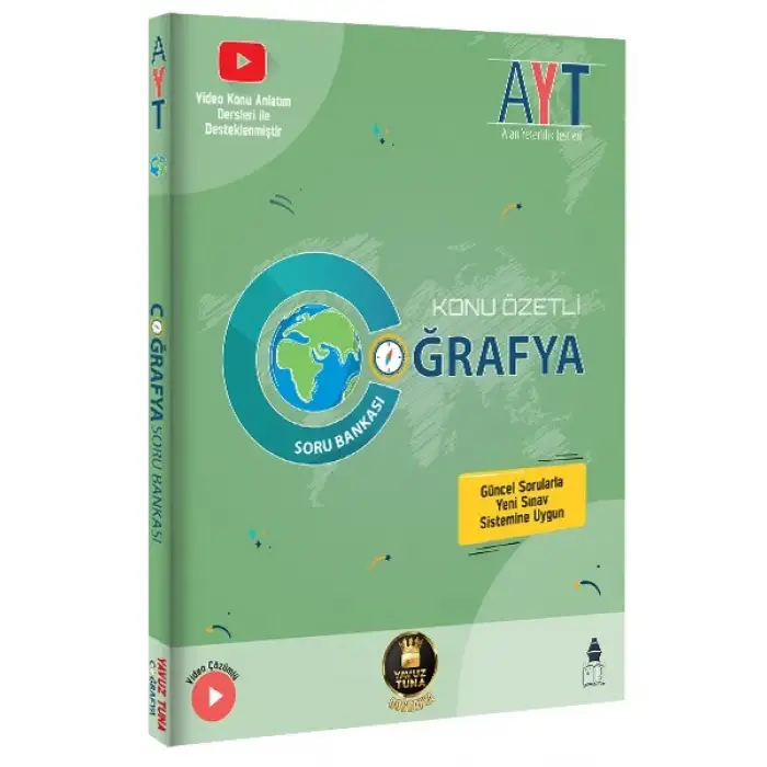 AYT Konu Özetli Coğrafya Soru Bankası - Yavuz Tuna Yayınları