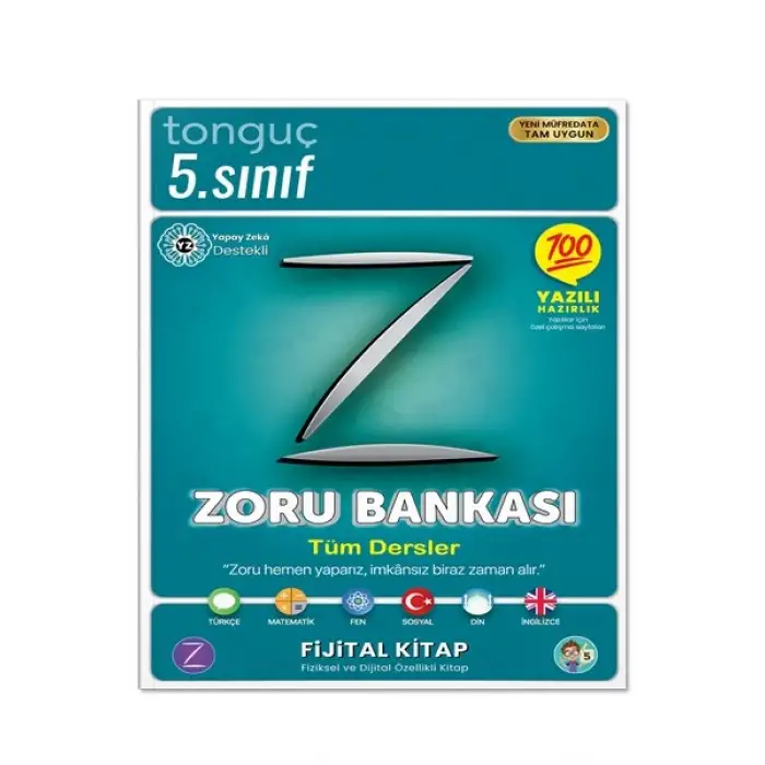 5. Sınıf Zoru Bankası Tüm Dersler Soru Bankası - Tonguç Yayınları
