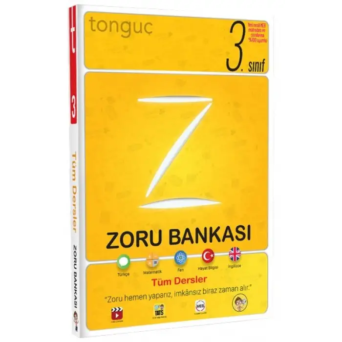 3. Sınıf Tüm Dersler Zoru Bankası - 3. Sınıf Zoru Bankası  - Tonguç Yayınları