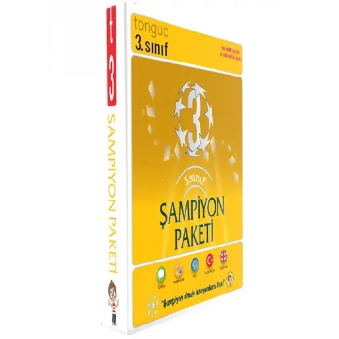3. Sınıf Şampiyon Paketi - 3 Kitap - Tonguç Yayınları