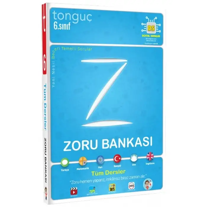 6. Sınıf Zoru Bankası Tüm Dersler Soru Bankası - Tonguç Yayınları