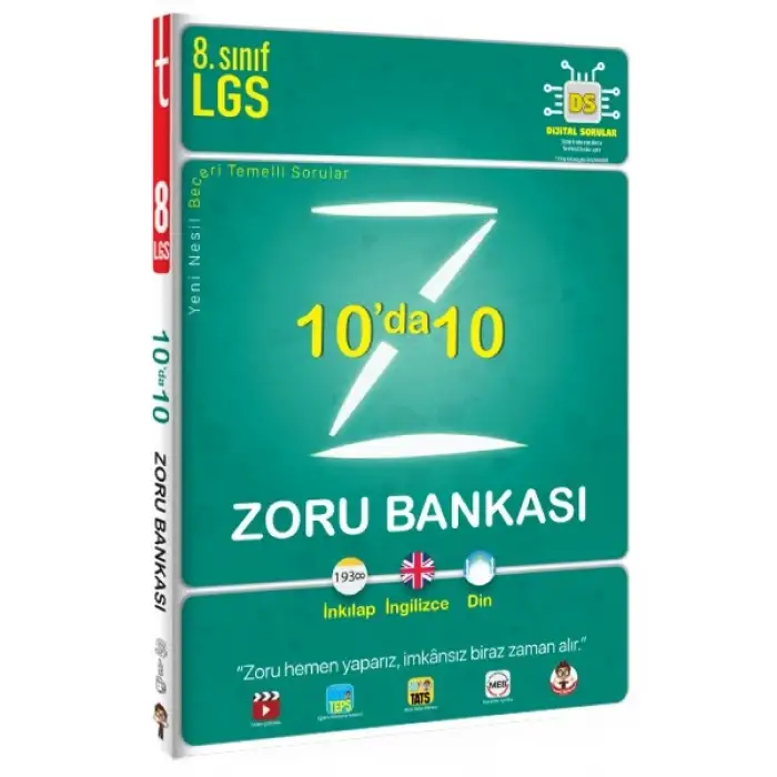 LGS - 8. Sınıf 10da 10 Zoru Bankası - Tonguç Yayınları