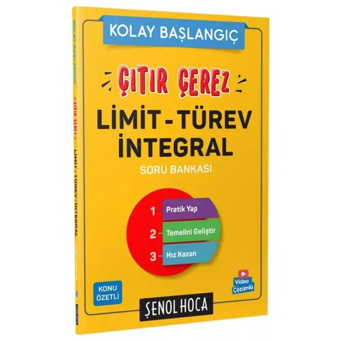 Çıtır Çerez Limit Türev İntegral - Şenol Hoca