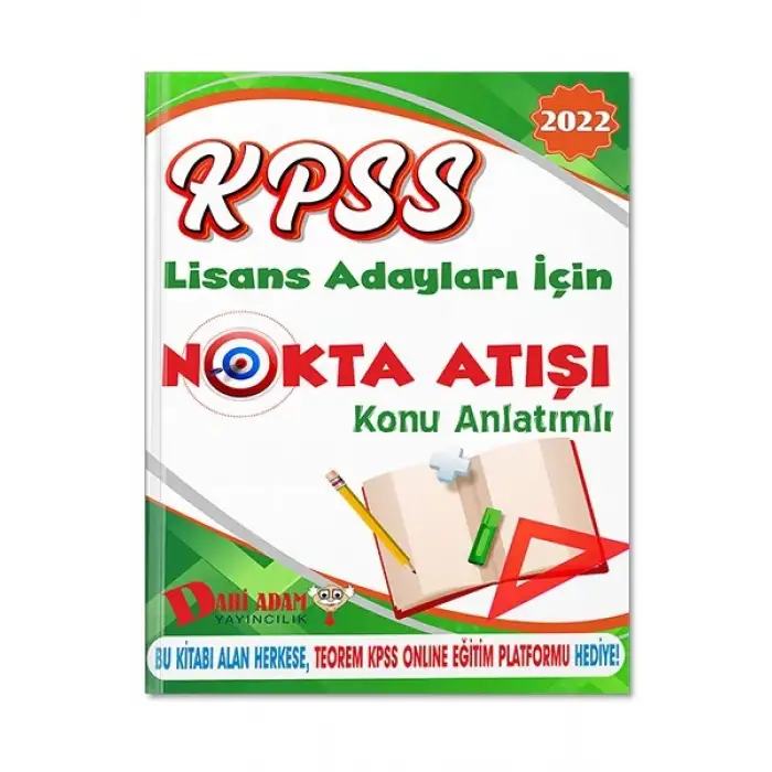 2022 KPSS Lisans Adayları İçin Nokta Atışı Teorem Yayıncılık