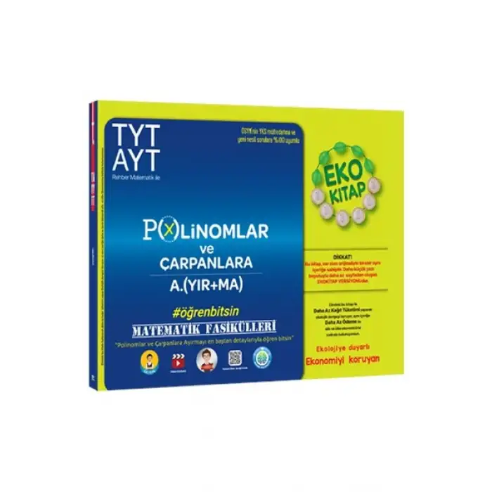 TYT-AYT Matematik Fasikülleri - Polinomlar ve Çarpanlara Ayırma EKO - Tonguç Yayınları