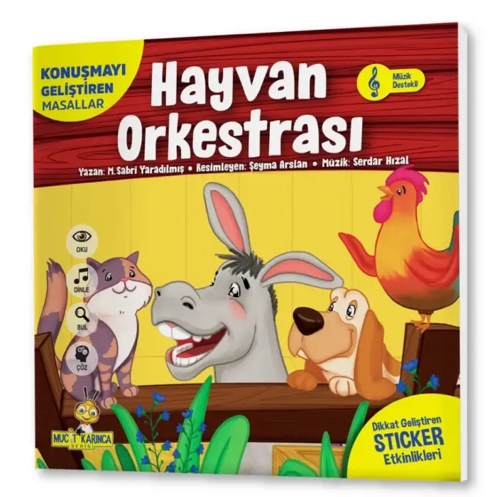 2+ Yaş Uyku Öncesi Şarkılı Konuşmayı Geliştiren Masallar Serisi   - Yükselen Zeka