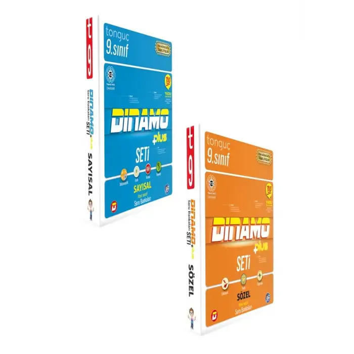 9. Sınıf Dinamo TÜM DERSLER Sözel + Sayısal Soru Bankası Seti - Tonguç Akademi