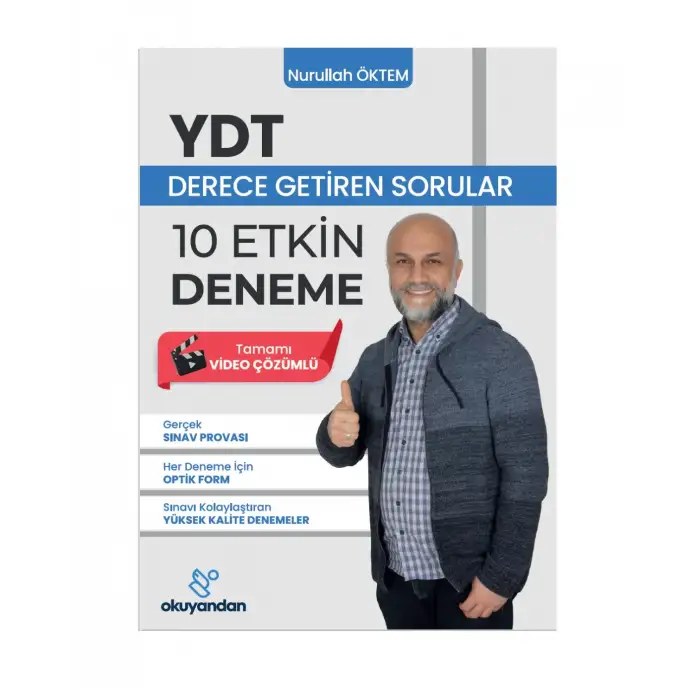 YDT - Derece Getiren 10 Etkin Deneme - Nurullah ÖKTEM